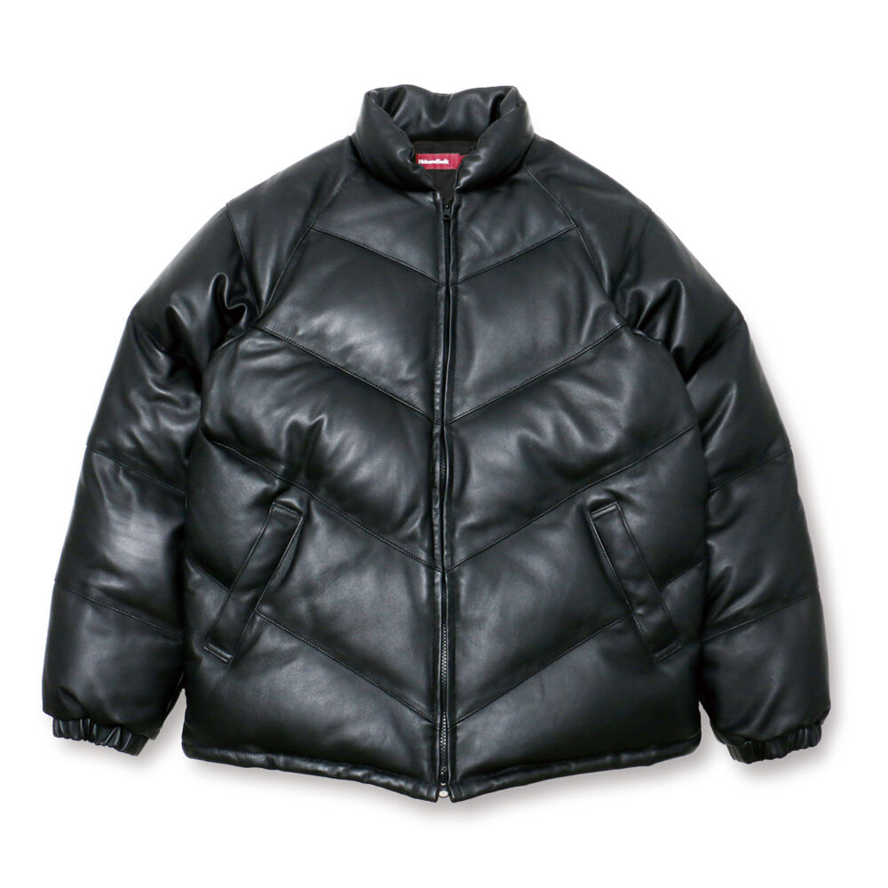 Leather Down Jacket / HIDEANDSEEK